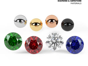 Cinema 4D with OctaneRender Scene Setups For Jewelry 3D Rendering 3D Model
