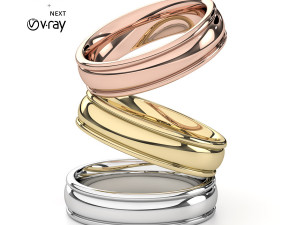 3D Jewelry HQ Rendering Scene Setups For 3ds Max With V-Ray Modèle 3D