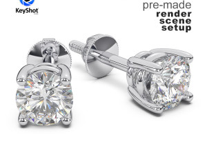 Photorealistic Scene Setups for KeyShot Jewelry Renderings Pack5 3D Model