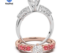 Photorealistic Scene Setups for KeyShot Jewelry Renderings Pack5 3D मॉडल