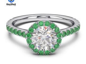 Photorealistic Scene Setups for KeyShot Jewelry Renderings Pack5 3D मॉडल