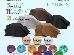 Leather Holder Stand for Jewelry Rendering with 3ds Max and V-Ray Model 3D