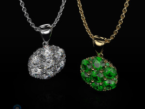 Black Style Scene Setup For KeyShot Jewelry Rendering Model 3D