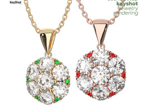 Sparkle Scene Setup For KeyShot Jewelry Rendering 3D Model