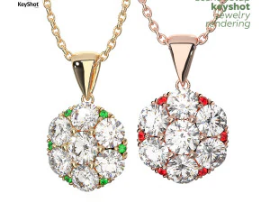 Sparkle Scene Setup For KeyShot Jewelry Rendering 3D Model