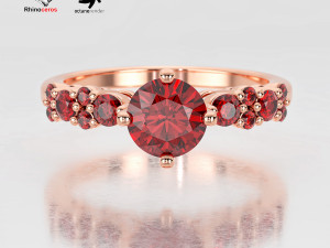 Jewelry Render Scene Setup for Rhino with OctaneRender 3D Model