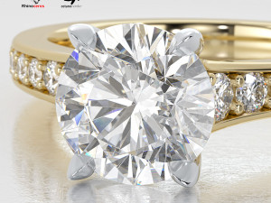 Jewelry Render Scene Setup for Rhino with OctaneRender Model 3D