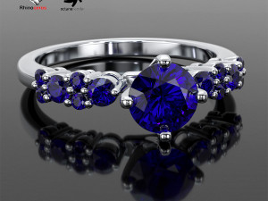 Jewelry Render Scene Setup for Rhino with OctaneRender Model 3D