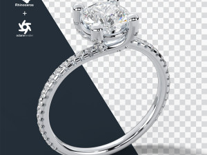 Jewelry Render Scene Setup for Rhino with OctaneRender Model 3D