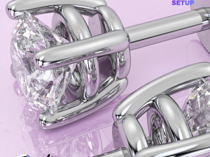 Realistic Scene Setup for Jewelry Rendering in Cinema 4D with OctaneRender 3D Model