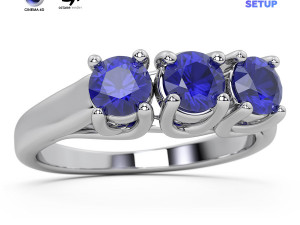 Realistic Scene Setup for Jewelry Rendering in Cinema 4D with OctaneRender 3D मॉडल