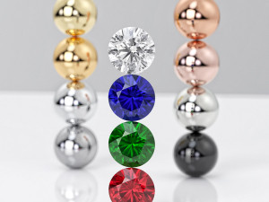 Realistic Scene Setup for Jewelry Rendering in Cinema 4D with OctaneRender 3D मॉडल