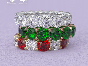 Rhinoceros OctaneRender Jewelry Realistic Render Scene Setup Modelo 3D