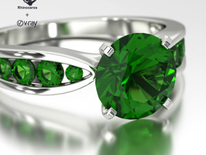 Jewelry 3D Rendering Scene Setups for Rhino with V-Ray 5 3D Model