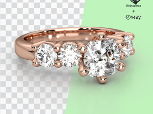 Jewelry 3D Rendering Scene Setups for Rhino with V-Ray 5 3D Model
