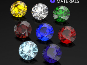 Bright Scene Setup for KeyShot 10 Jewelry 3D Rendering 3D मॉडल