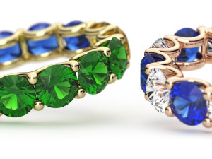 Jewelry 3D Rendering Scene Setup for Cinema 4D with V-Ray 3D मॉडल