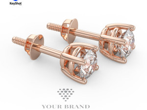 Branding Scene Setup for Jewelry Rendering in KeyShot Modelo 3D