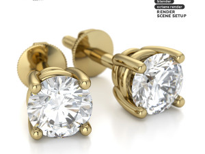 Blender with Octane Render Scene Setup for Jewelry Rendering Vol1 Modèle 3D