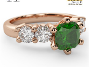 Scene Setups for Jewelry Rendering in Cinema 4D OctaneRender Vol3 3D Model