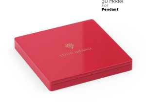 Packaging For Jewelry Pendant Presentation 3D Model
