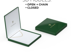 Packaging For Jewelry Pendant Presentation 3D Model