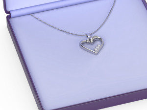 Packaging For Jewelry Pendant Presentation 3D Model