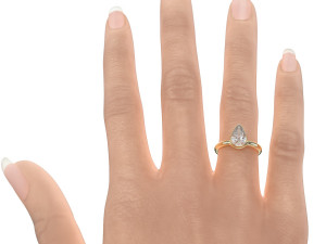 Female Hand For Jewelry Rendering With KeyShot Scene Setups 3D Model