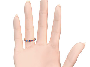 Female Hand For Jewelry Rendering With KeyShot Scene Setups 3D Model