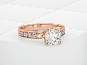 Scene Setup with Pedestal Display for Jewelry Rendering in KeyShot Modèle 3D