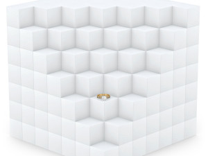 Scene Setup with Pedestal Display for Jewelry Rendering in KeyShot Modèle 3D