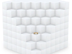 Scene Setup with Pedestal Display for Jewelry Rendering in KeyShot 3D Model