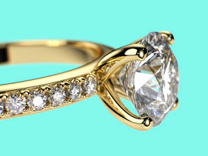 KeyShot 360 Animation Scene Setup for Jewelry Visualization 3D Model