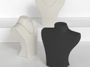 Display Stand for Beads Necklaces Pendant Neck Mannequin Jewelry 3D Model