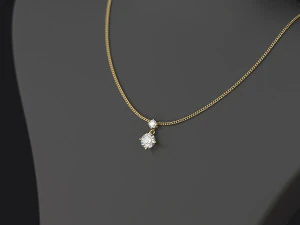 Display Stand for Beads Necklaces Pendant Neck Mannequin Jewelry 3D Model