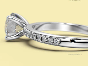 Low-contrast Studio HDRI for Jewelry Visualization CG Textures