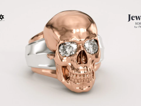 Cinema 4D with Octane Render Scene Setup for Jewelry Rendering 3D Model