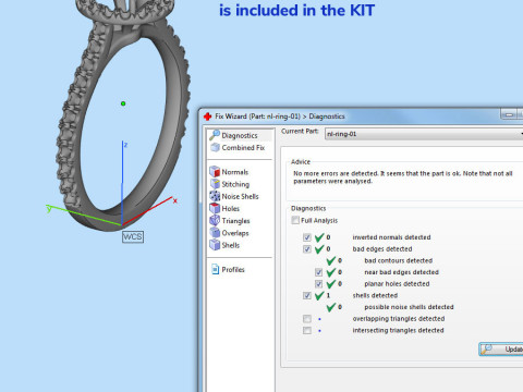 Bright KeyShot Scene Setups for Jewelry Visualization 3D Model