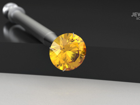 KeyShot Scene with Stone Holder for Jewelry Visualization Modello 3D