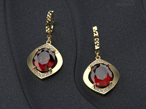 Jewelry Rendering Scene with Sand Waves for KeyShot 3D 모델