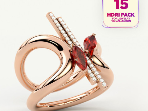Studio HDRI Maps for Jewelry Rendering Pack2 CG Tekstury