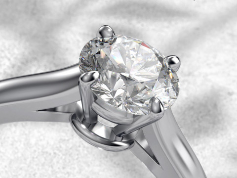 Jewelry Scene for KeyShot with Swaying Branch Animation 3D Model