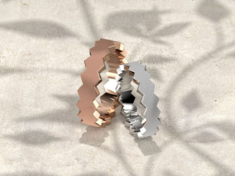 Jewelry Scene for KeyShot with Swaying Branch Animation 3D Model