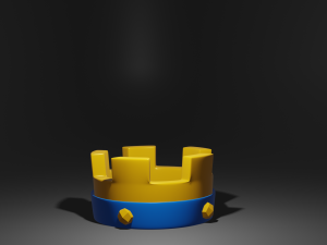Clash Royale King Crown 3D Print Model
