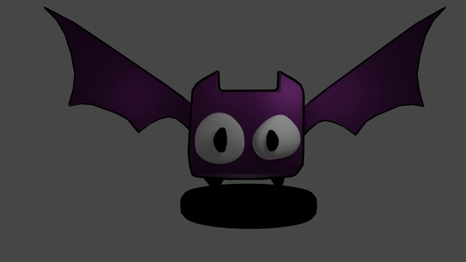 Bat trinket 3D Print Model .c4d .max .obj .3ds .fbx .stl .blend 