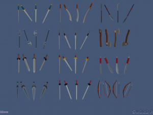 Sword-wepon pack Modelo 3D