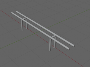 Skate Rail 1 Model 3D