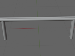 Skate Rail 2 3D Model