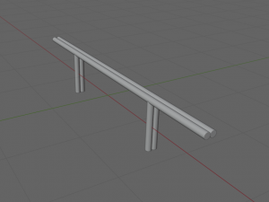 Skate Rail 2 3D Model