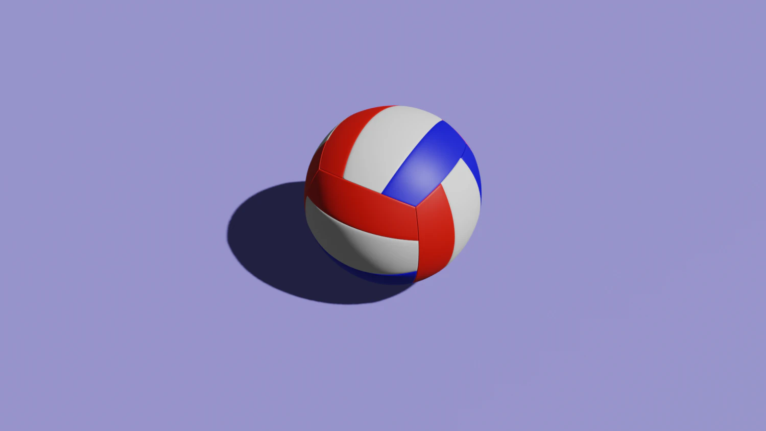 Volleyball 3D Model .c4d .max .obj .3ds .fbx .stl .blend 